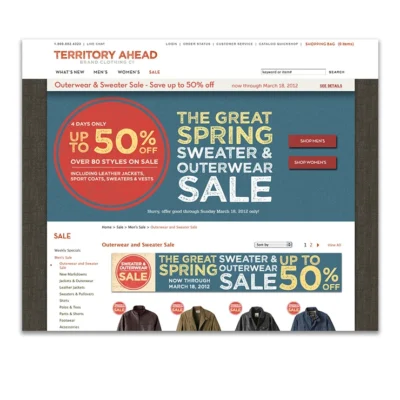territory ahead ad echo banner revealing