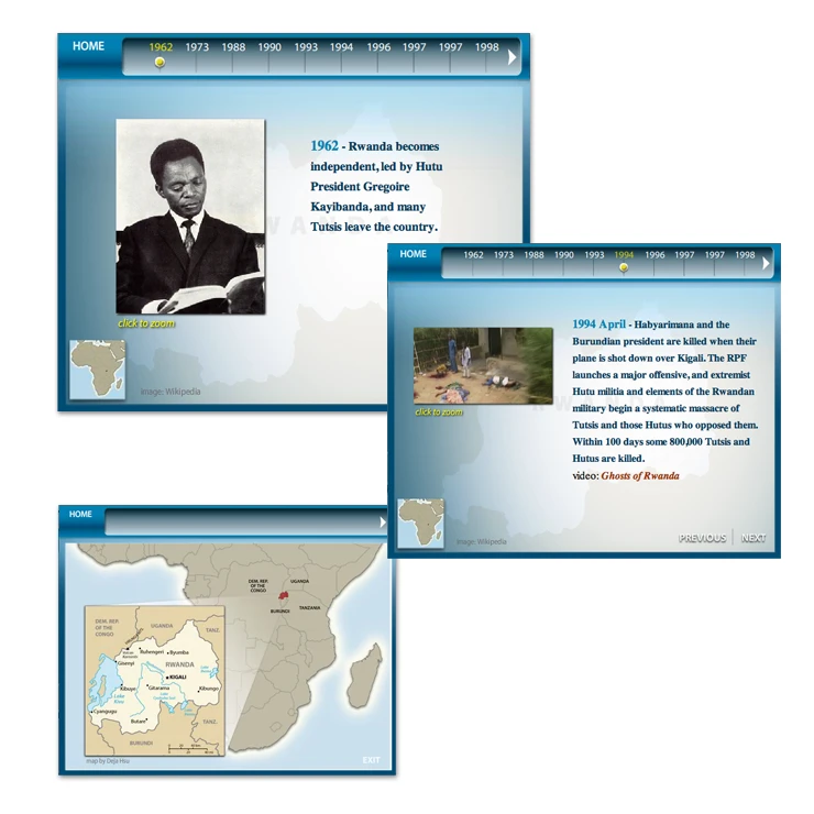 Miller McCune Rwanda Interactive Storyline 2009