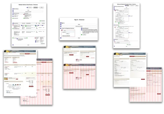 websphere wireframing design for user interface