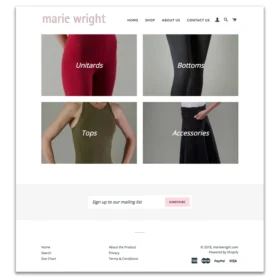 mariewright yoga wear