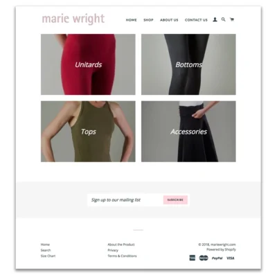 mariewright yoga wear