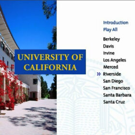 uc california campus dvd